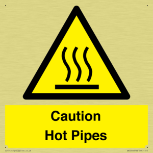 Caution Hot Pipes